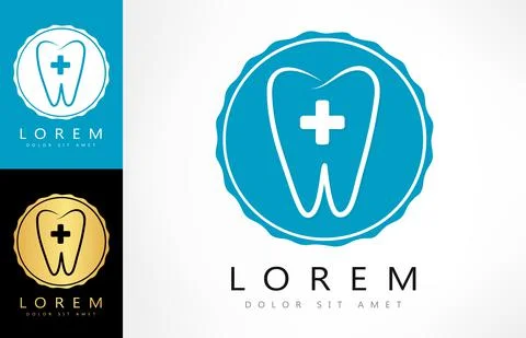 Tooth logo vector. Dentistry design. Stock Illustration