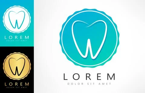 Tooth logo vector. Dentistry design. Stock Illustration