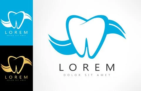 Tooth logo vector. Dentistry design. Stock Illustration