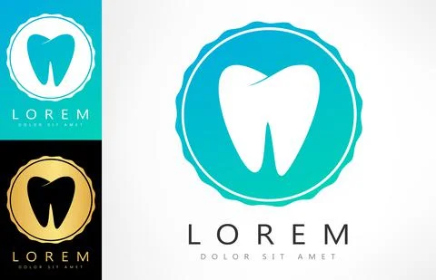 Tooth logo vector. Dentistry design. Stock Illustration