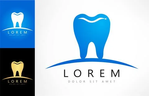 Tooth logo vector. Dentistry design. Stock Illustration