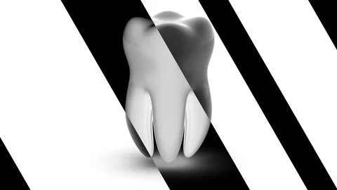 Tooth. Looping footage has 4K resolution. Prores 4444. Stock Footage 103938334
