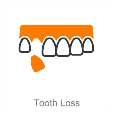 Tooth Loss Stock Illustration