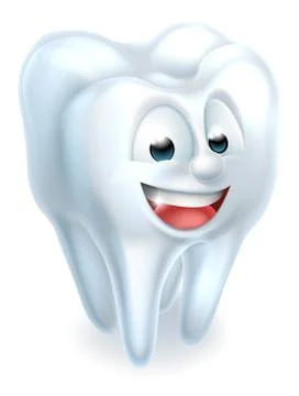 Tooth Mascot Stock Illustration