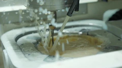 Tooth milling CNC machine Stock Footage 99934133