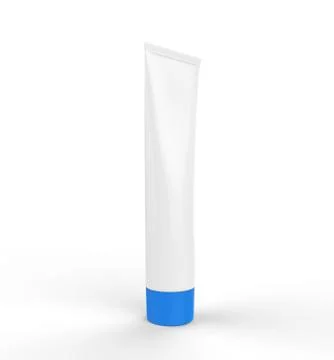 Tooth Paste Blue Cap Stock Illustration