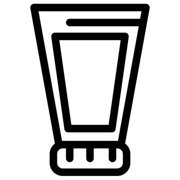 Tooth paste icon symbol - Tooth paste for human hygiene treatment and brush Stock Illustration