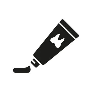 Tooth paste icon vector basic design simple and modern Stock Illustration