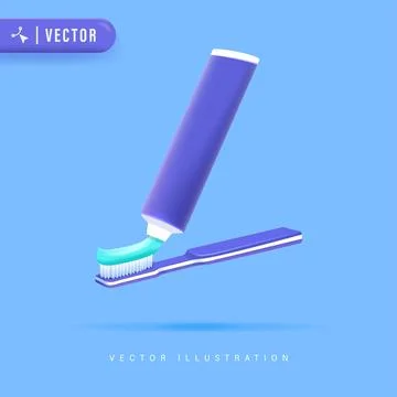 Tooth Paste Illustrazione stock