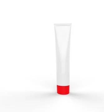 Tooth Paste Red Cap Stock Illustration