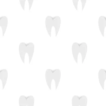 Tooth pattern seamless Stock Illustration