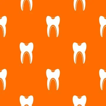 Tooth pattern seamless Illustrazione stock