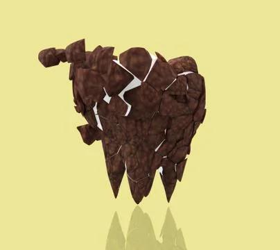 Tooth plaque Stock Illustration