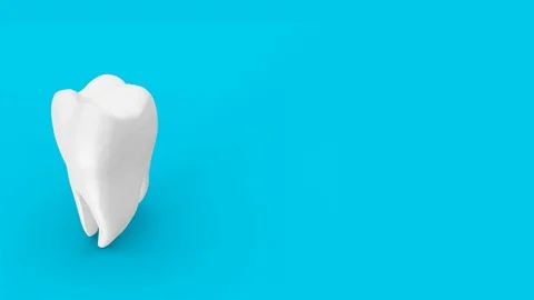 Tooth Rotation Background For Text Stock Footage 104307301