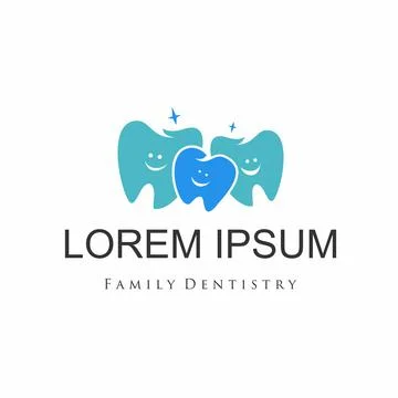 Tooth shape design that can be used as a logo about a dental. Stock-Illustration
