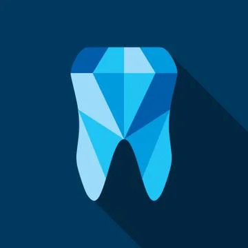 Tooth symbol icon. Vector illustration Stock Illustration