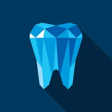 Tooth symbol icon. Vector illustration Stock Illustration