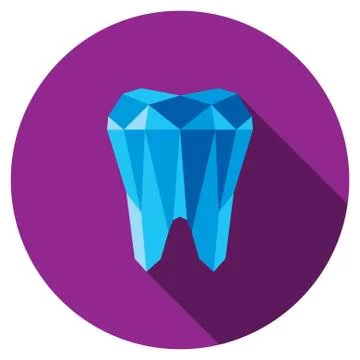 Tooth symbol icon. Vector illustration Stock Illustration