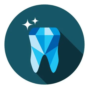 Tooth symbol icon. Vector illustration Stock Illustration