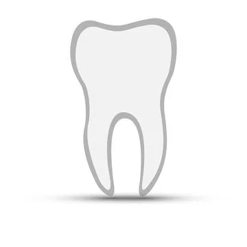 Tooth symbol Stock Illustration