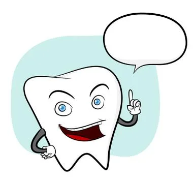 Tooth With Text Stock Illustration