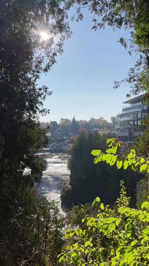 Tooth of Time at Elora Gorge Vídeo Stock 326247782