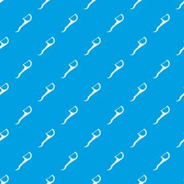 Tooth tool professional pattern seamless blue Stock Illustration
