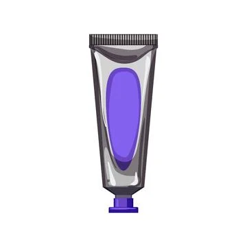 Tooth toothpaste cartoon vector illustration Stock Illustration