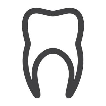 Tooth Vector Icon Stock Illustration