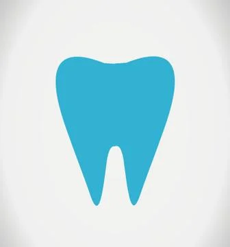 Tooth Vector illustration on white Stock Illustration