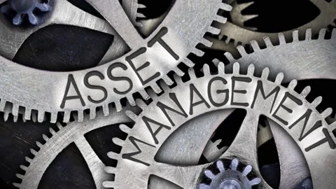 Tooth Wheels with Asset Management Concept Video stock 182824653
