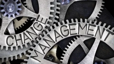 Tooth Wheels with Change Management Concept Video stock 171874728