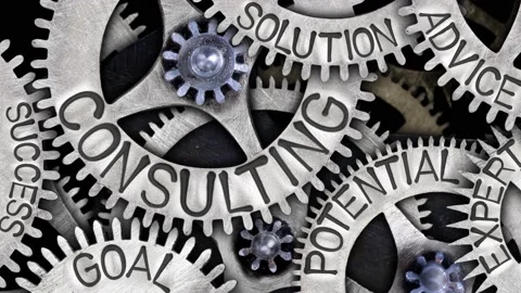 Tooth Wheels with Consulting Concept Stock-Footage 170775327