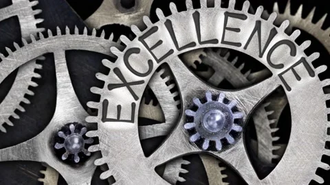 Tooth Wheels with Excellence Concept Video stock 172500129