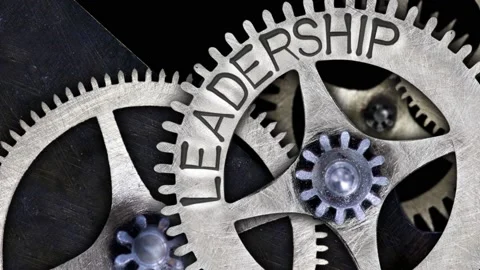 Tooth Wheels with Leadership Concept Vídeo Stock 150333161