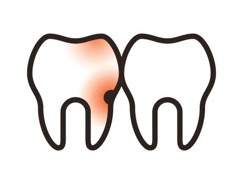 Toothache icon Illustrazione stock