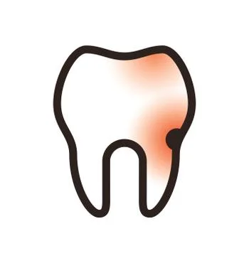 Toothache icon Illustrazione stock