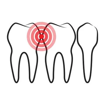 Toothache Illustrazione stock