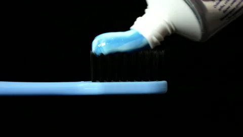 Toothbrush and toothpaste Stock Footage 169523634