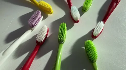 Toothbrush close up.Toothbrush. Stock Footage 278280670
