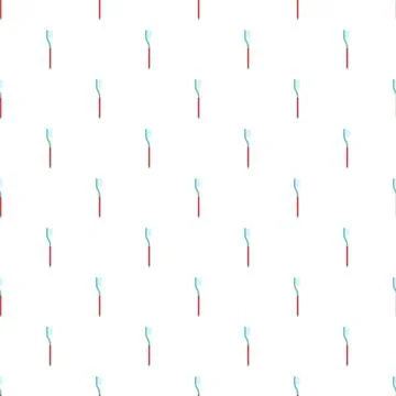 Toothbrush dental hygiene seamless pattern for oral health Stock Illustration