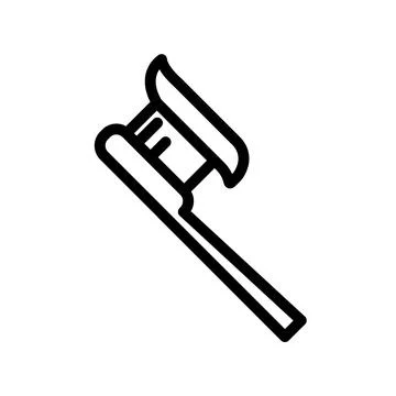 Toothbrush icon Stock Illustration