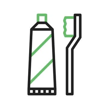Toothbrush Icon Image. Stock Illustration