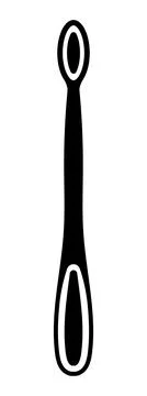 Toothbrush icon set vector illustration. Regular, electric toothbrushes. Illustrazione stock