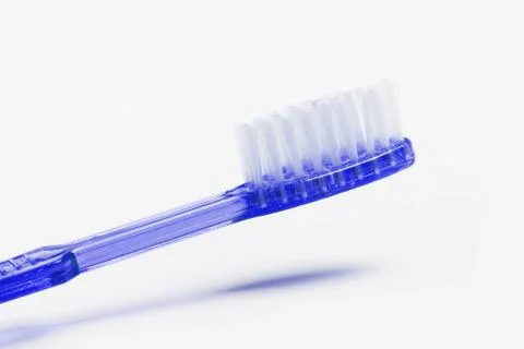 Toothbrush on an isolated background, close up Foto stock