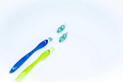 Toothbrush isolated on a white background Stock Photos