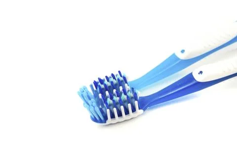Toothbrush isolated on white Stock Photos