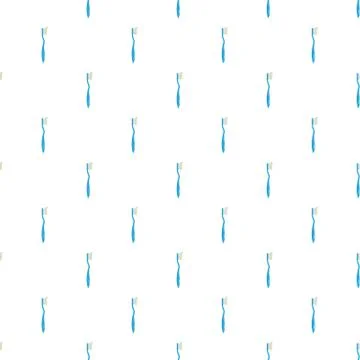 Toothbrush pattern seamless Stock Illustration