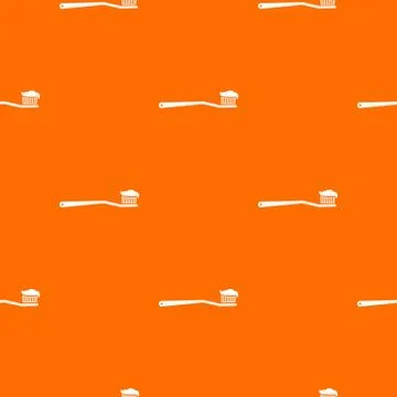 Toothbrush pattern seamless Illustrazione stock