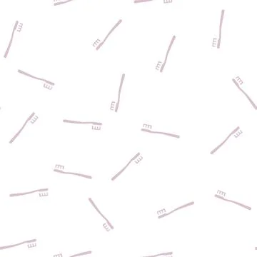Toothbrush plastic accessory glyph vector seamless pattern Stock Illustration